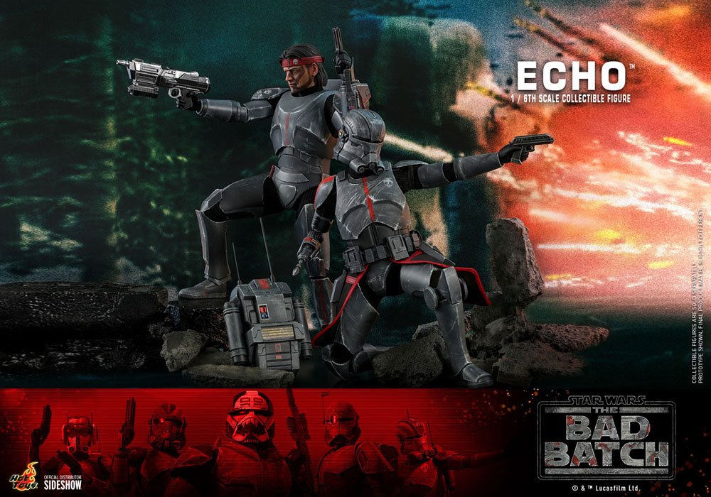 Star Wars The Bad Batch Action Figure 1/6 Echo 29 cm