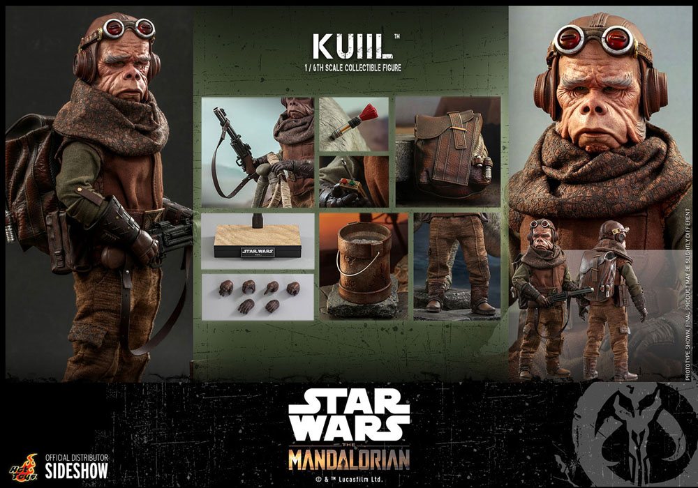 Star Wars The Mandalorian Action Figure 1/6 Kuiil 25 cm