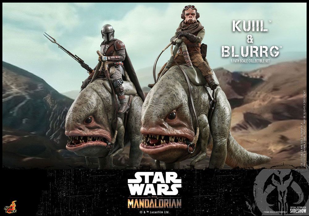 Star Wars The Mandalorian Action Figure 2-Pack 1/6 Kuiil & Blurrg 37 cm