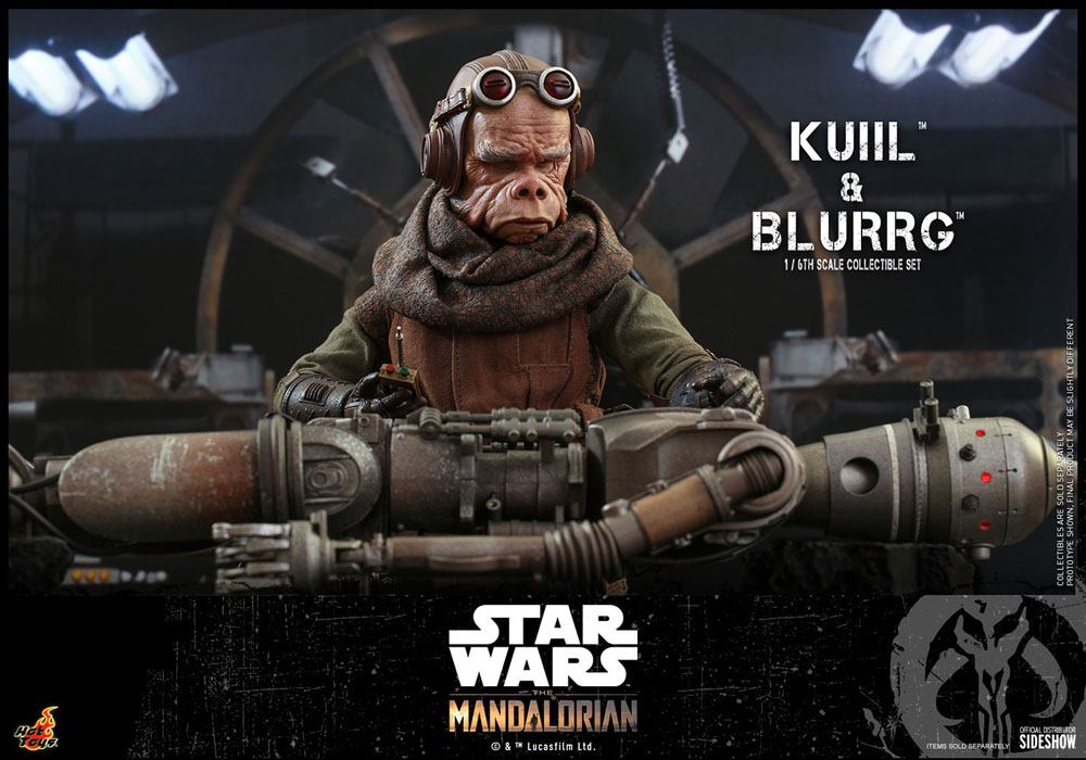 Star Wars The Mandalorian Action Figure 2-Pack 1/6 Kuiil & Blurrg 37 cm