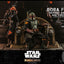 Star Wars: The Mandalorian Action Figure 1/6 Boba Fett Repaint Armor and Throne Special Edition 30 cm