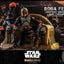 Star Wars: The Mandalorian Action Figure 1/6 Boba Fett Repaint Armor and Throne Special Edition 30 cm