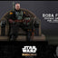 Star Wars The Mandalorian Action Figure 1/6 Boba Fett (Repaint Armor) and Throne 30 cm