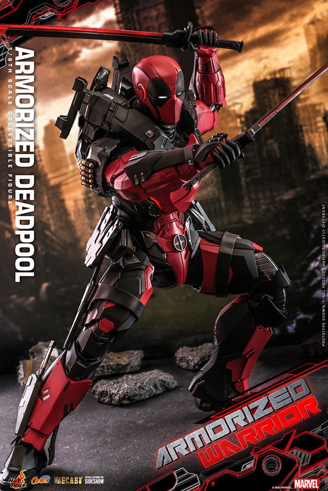 Marvel Comic Masterpiece Action Figure 1/6 Armorized Deadpool 33 cm