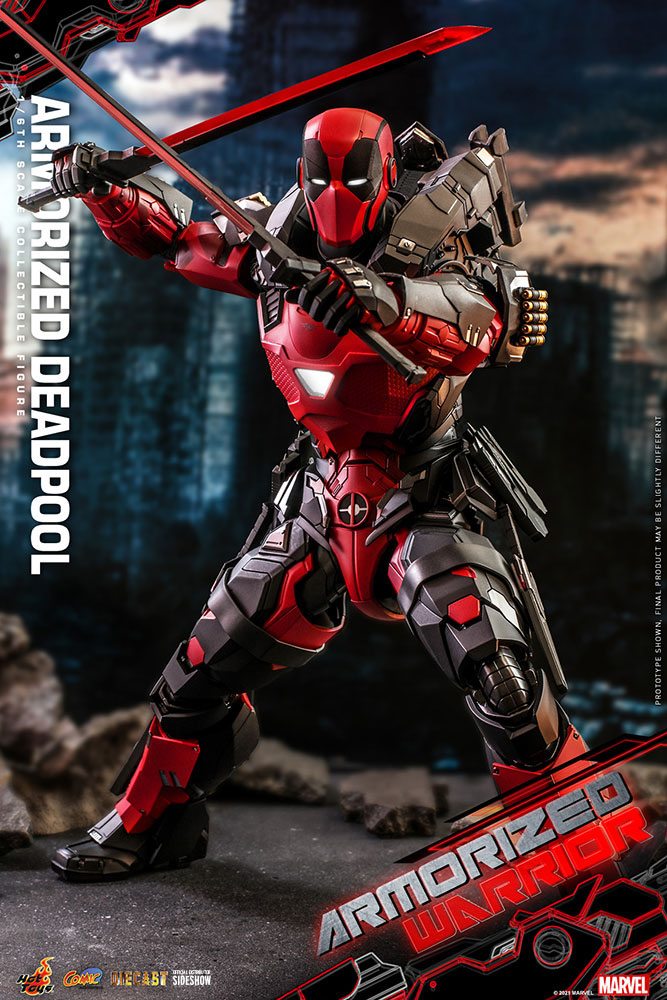 Marvel Comic Masterpiece Action Figure 1/6 Armorized Deadpool 33 cm