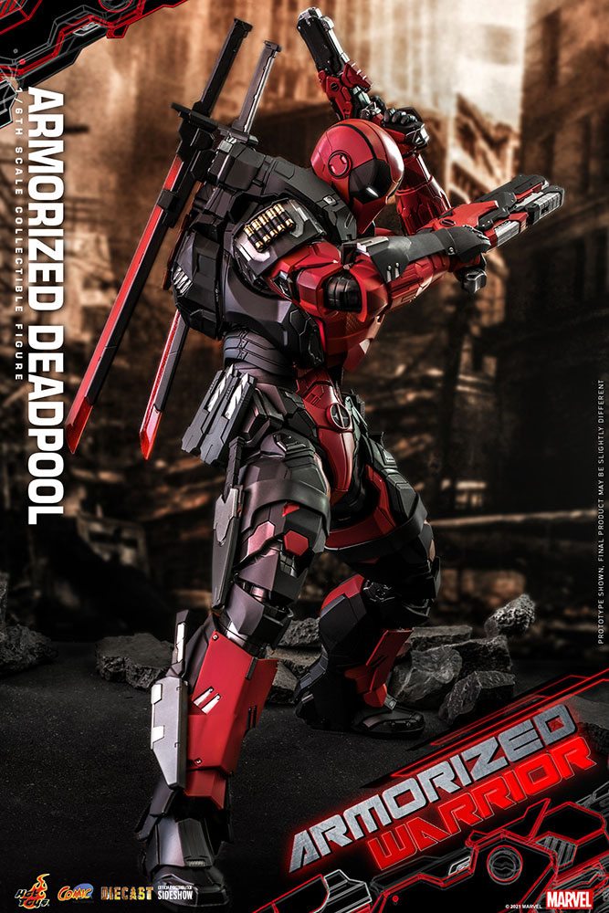 Marvel Comic Masterpiece Action Figure 1/6 Armorized Deadpool 33 cm