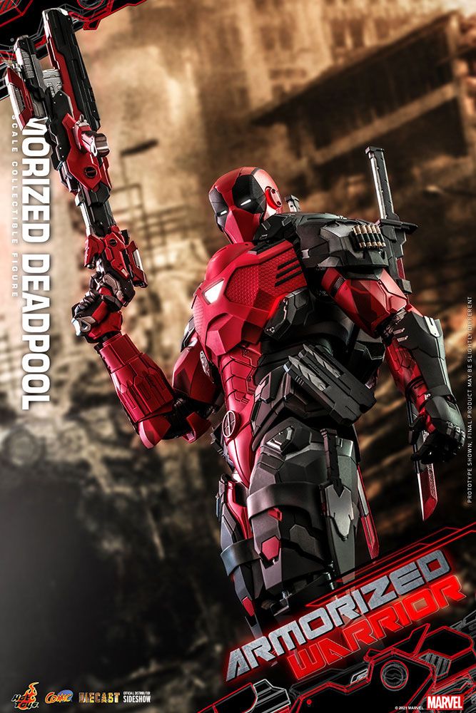 Marvel Comic Masterpiece Action Figure 1/6 Armorized Deadpool 33 cm