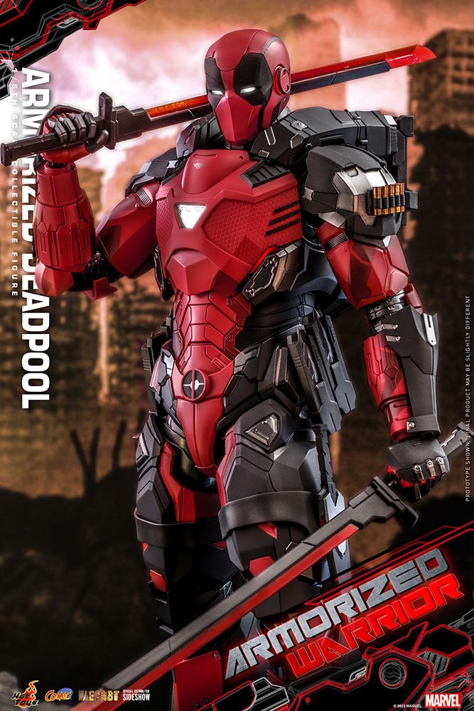 Marvel Comic Masterpiece Action Figure 1/6 Armorized Deadpool 33 cm