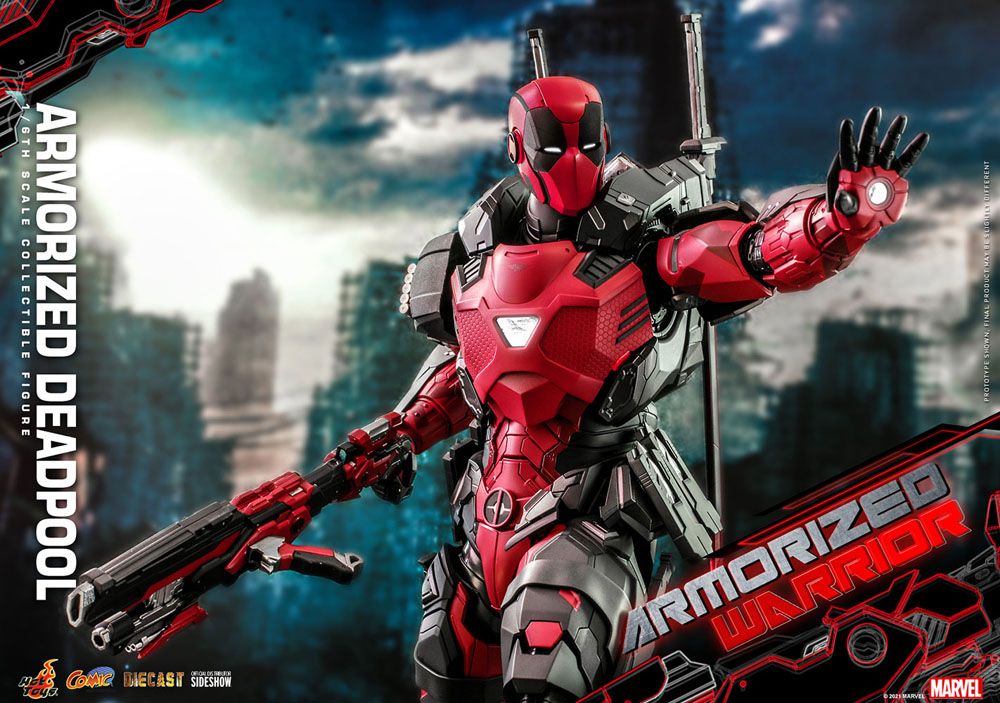 Marvel Comic Masterpiece Action Figure 1/6 Armorized Deadpool 33 cm