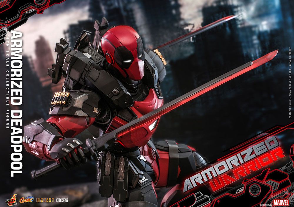 Marvel Comic Masterpiece Action Figure 1/6 Armorized Deadpool 33 cm