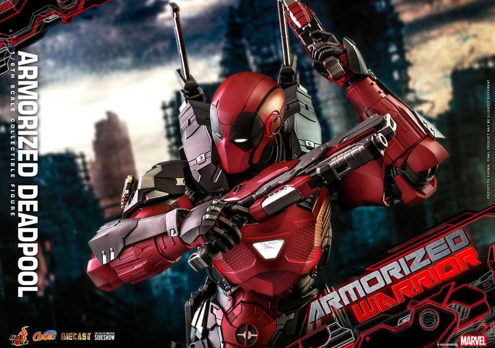 Marvel Comic Masterpiece Action Figure 1/6 Armorized Deadpool 33 cm