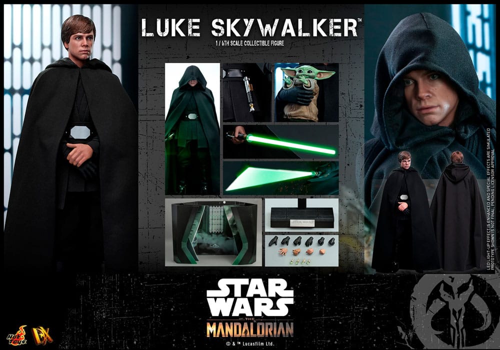 Star Wars: The Mandalorian DX Action Figure 1/6 Luke Skywalker Deluxe Version Spedial Edition 30 cm