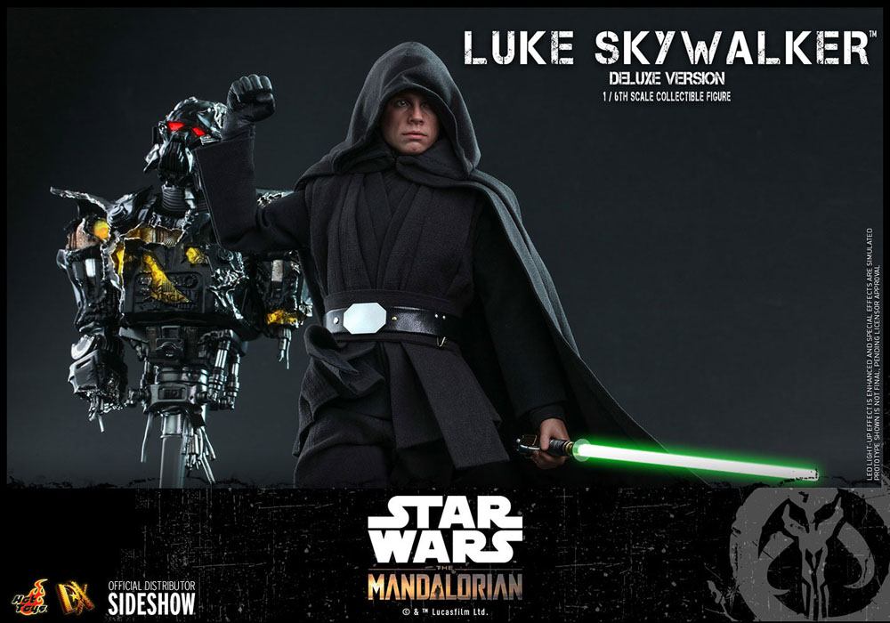 Star Wars The Mandalorian Action Figure 1/6  Luke Skywalker (Deluxe Version) 30 cm