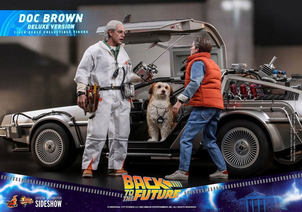 Back To The Future Movie Masterpiece Action Figure 1/6 Doc Brown (Deluxe Version) 30 cm