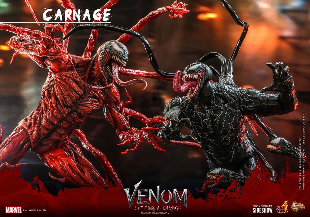 Venom: Let There Be Carnage Movie Masterpiece Series PVC Action Figure 1/6 Carnage Deluxe Ver. 43 cm