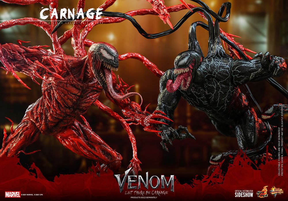 Venom: Let There Be Carnage Movie Masterpiece Series PVC Action Figure 1/6 Carnage Deluxe Ver. 43 cm