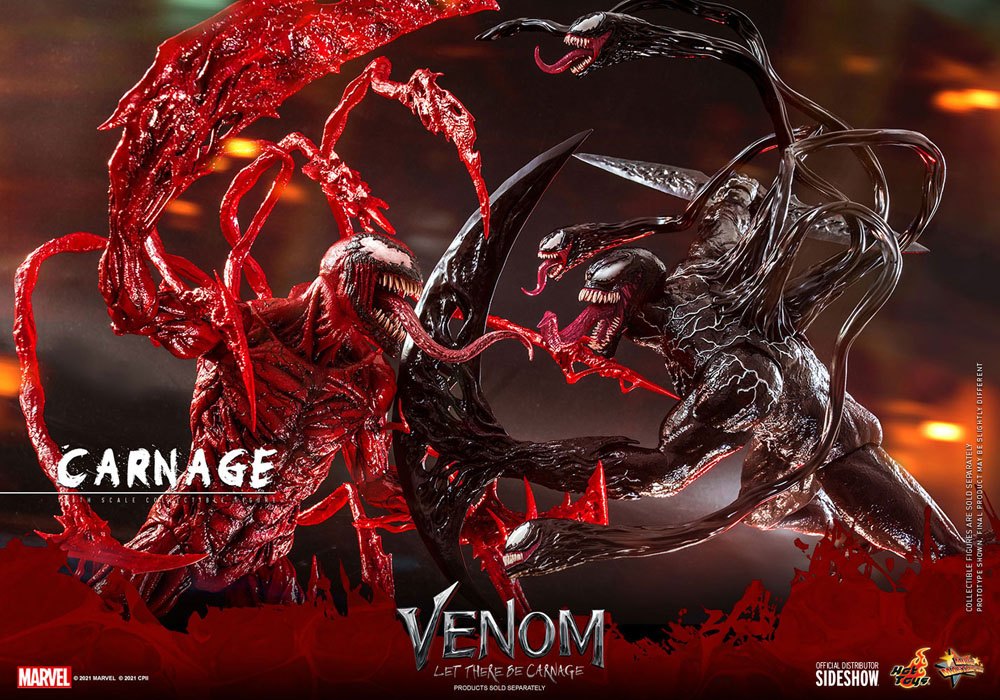 Venom: Let There Be Carnage Movie Masterpiece Series PVC Action Figure 1/6 Carnage Deluxe Ver. 43 cm