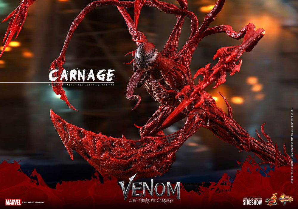 Venom: Let There Be Carnage Movie Masterpiece Series PVC Action Figure 1/6 Carnage Deluxe Ver. 43 cm