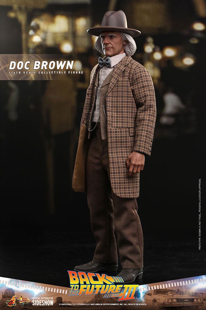 Back To The Future III Movie Masterpiece Action Figure 1/6 Doc Brown 32 cm