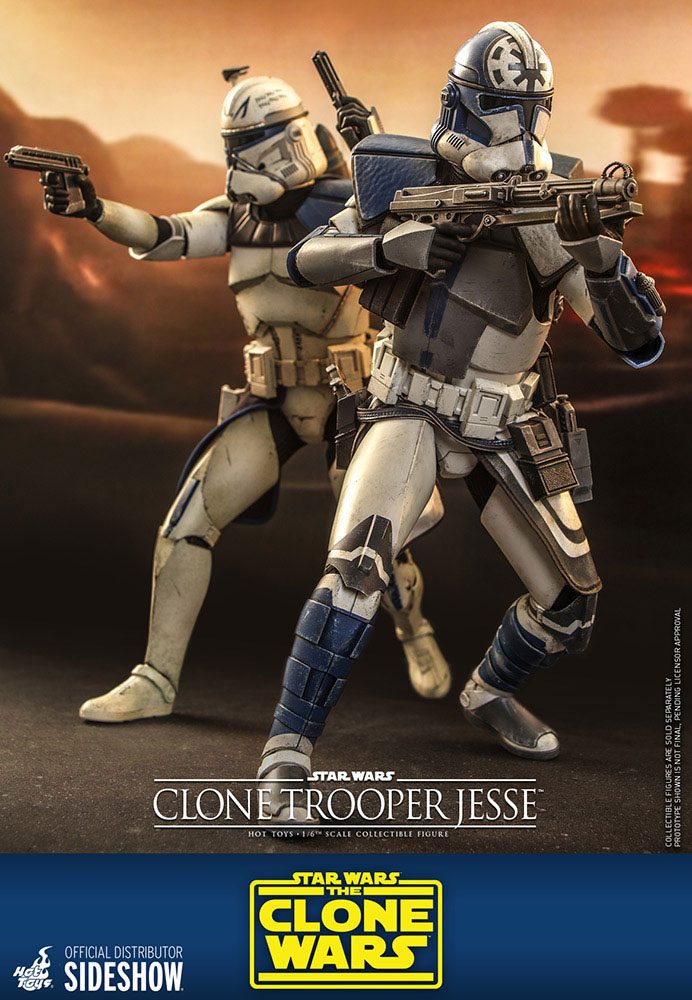 Star Wars The Clone Wars Action Figure 1/6 Clone Trooper Jesse 30 cm