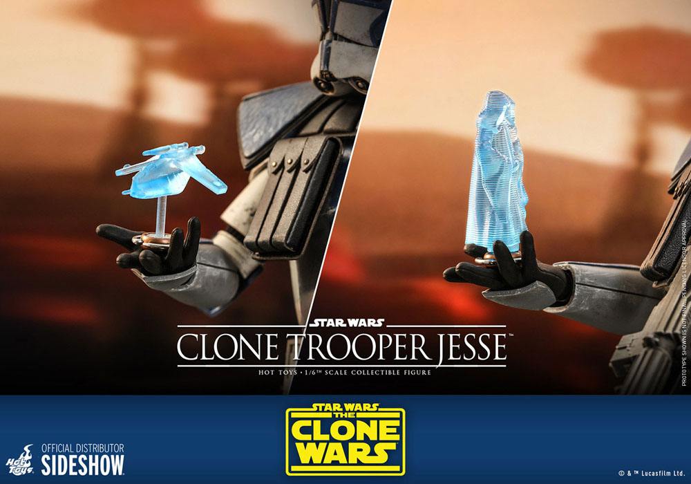 Star Wars The Clone Wars Action Figure 1/6 Clone Trooper Jesse 30 cm