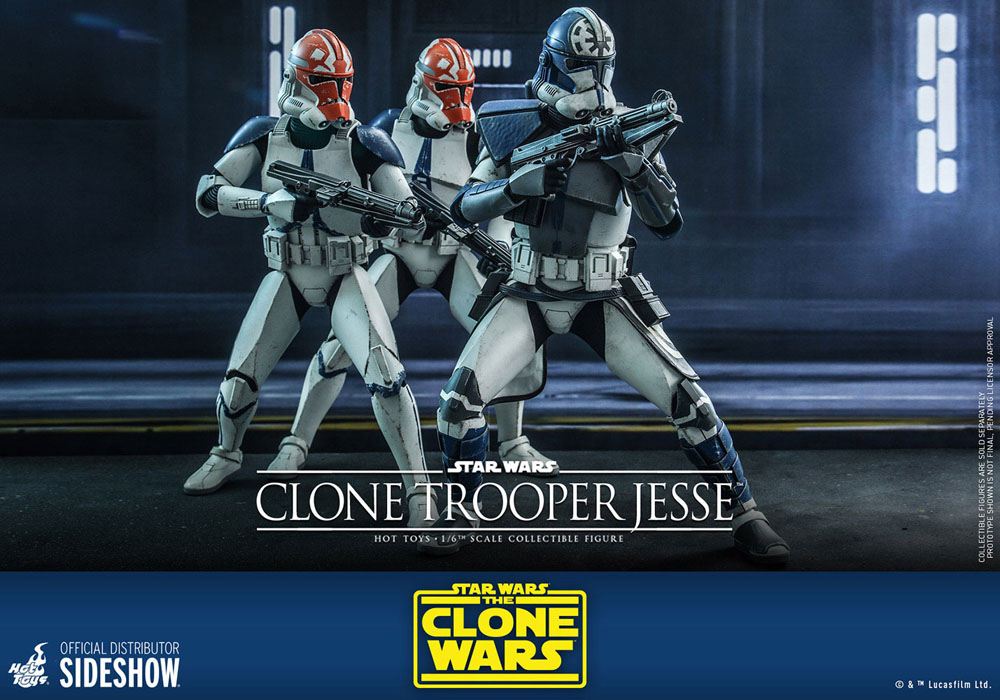 Star Wars The Clone Wars Action Figure 1/6 Clone Trooper Jesse 30 cm