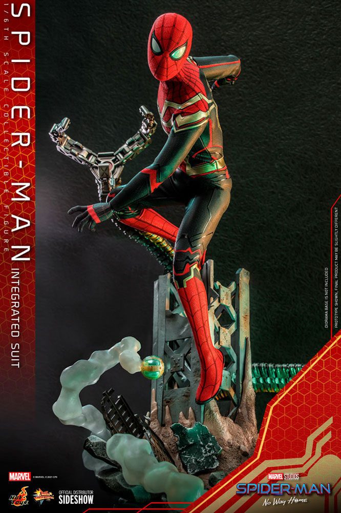 Spider-Man: No Way Home Movie Masterpiece Action Figure 1/6 Spider-Man (Integrated Suit) 29 cm