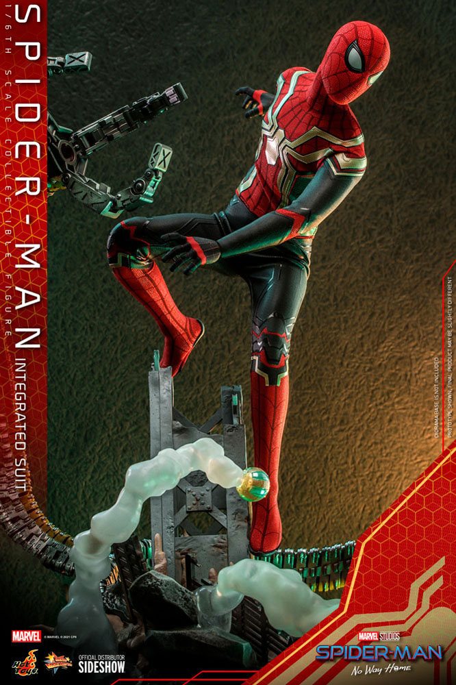 Spider-Man: No Way Home Movie Masterpiece Action Figure 1/6 Spider-Man (Integrated Suit) 29 cm