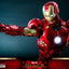 Iron Man 2 Action Figure 1/4 Iron Man Mark IV with Suit-Up Gantry 49 cm