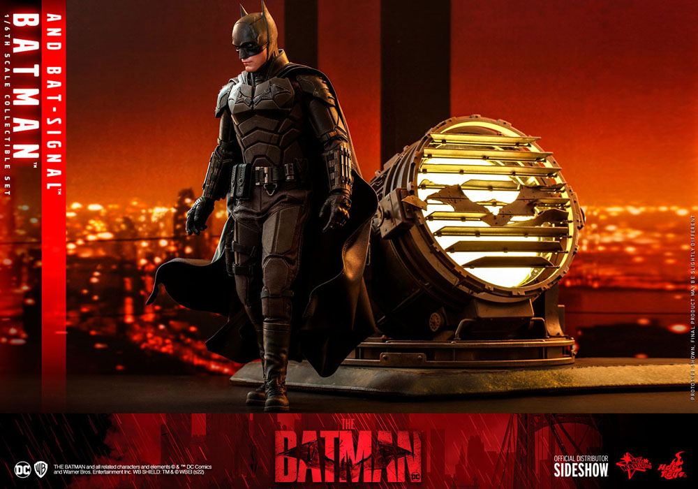 The Batman Movie Masterpiece Action Figure 1/6 Batman with Bat-Signal 31 cm