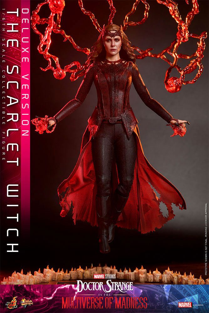 Doctor Strange in the Multiverse of Madness Movie Masterpiece Action Figure 1/6 The Scarlet Witch (Deluxe Version) 28 cm