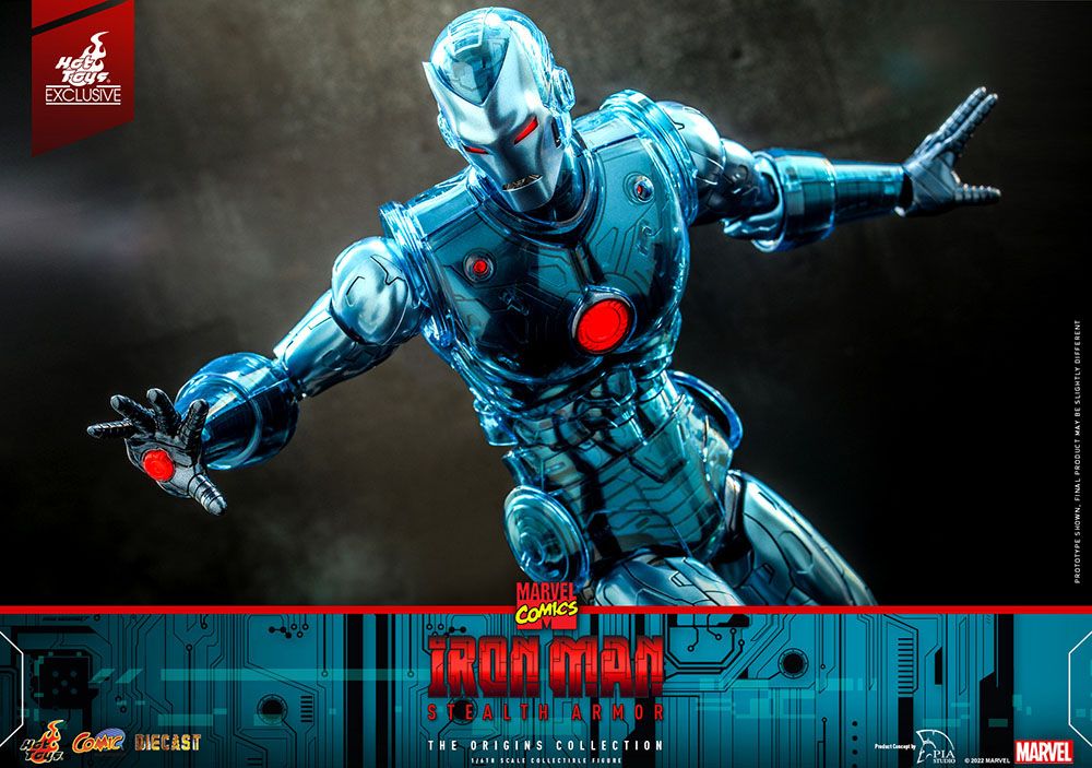 Marvel Comics Diecast Action Figure 1/6 Iron Man (Stealth Armor) Hot Toys Exclusive 33 cm