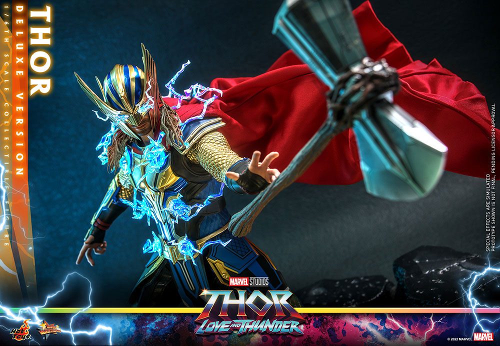 Thor: Love and Thunder Masterpiece Action Figure 1/6 Thor (Deluxe Version) 32 cm - Damaged packaging