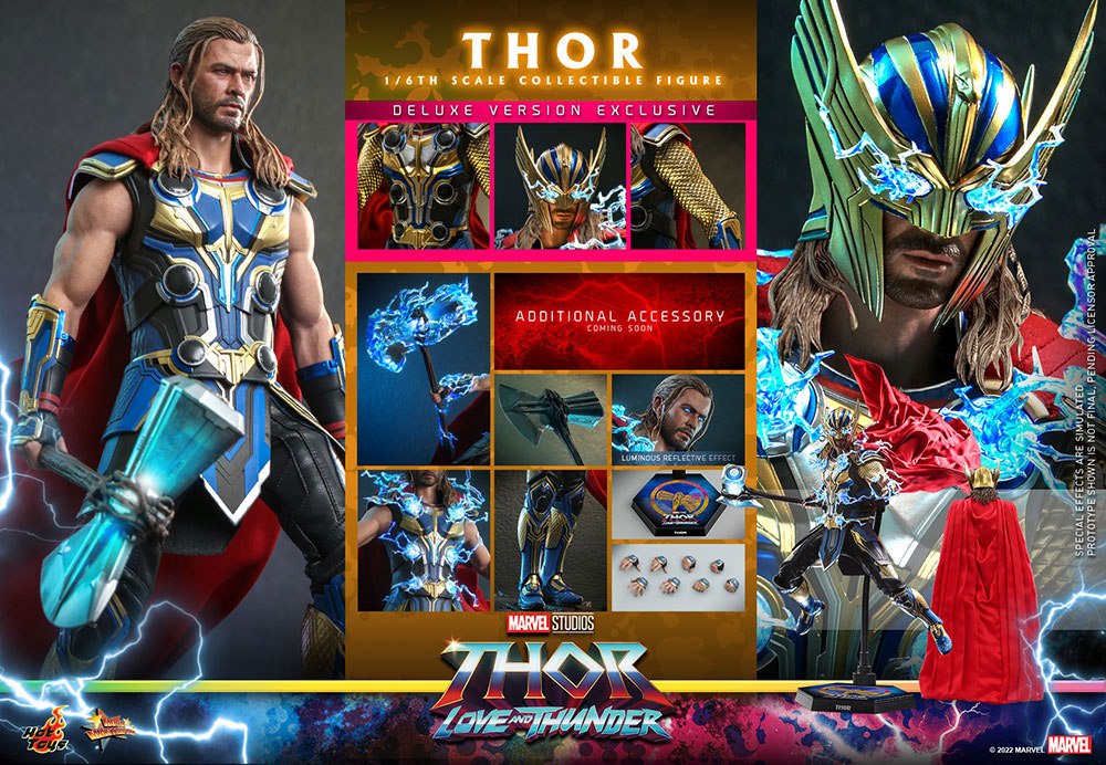 Thor: Love and Thunder Masterpiece Action Figure 1/6 Thor (Deluxe Version) 32 cm - Damaged packaging