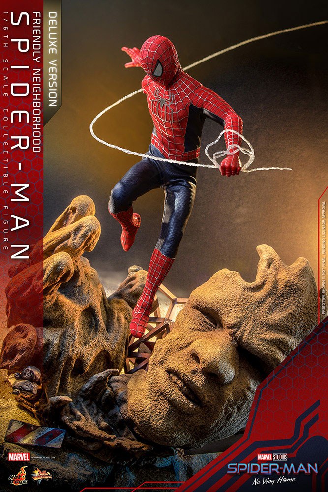 Spider-Man: No Way Home Movie Masterpiece Action Figure 1/6 Friendly Neighborhood Spider-Man (Deluxe Version) 30 cm