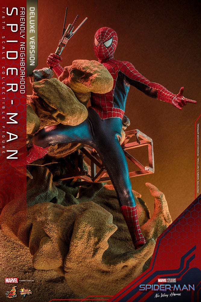 Spider-Man: No Way Home Movie Masterpiece Action Figure 1/6 Friendly Neighborhood Spider-Man (Deluxe Version) 30 cm