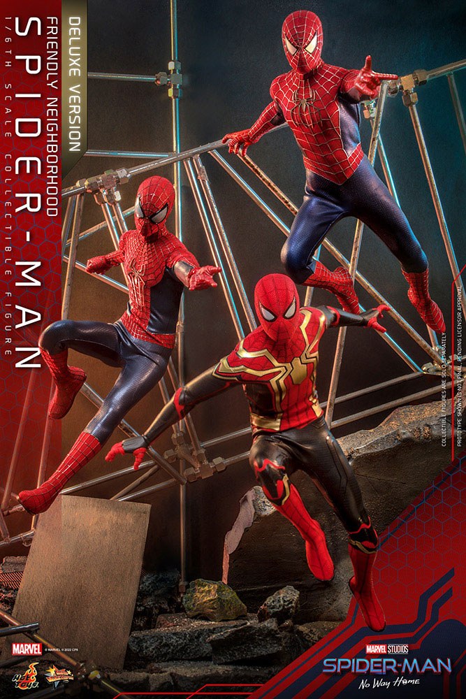 Spider-Man: No Way Home Movie Masterpiece Action Figure 1/6 Friendly Neighborhood Spider-Man (Deluxe Version) 30 cm