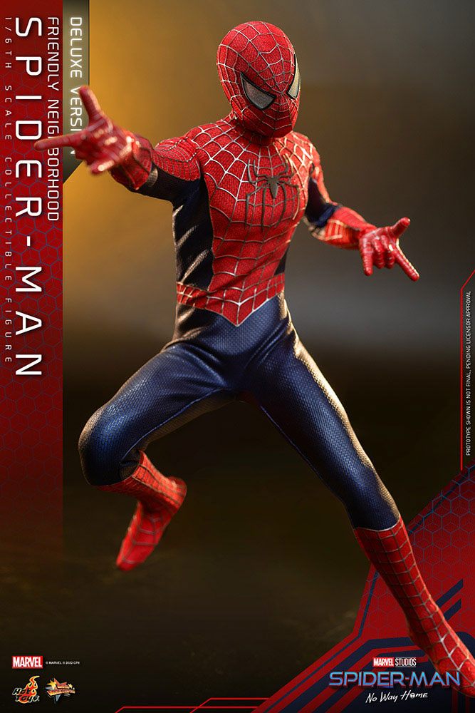 Spider-Man: No Way Home Movie Masterpiece Action Figure 1/6 Friendly Neighborhood Spider-Man (Deluxe Version) 30 cm