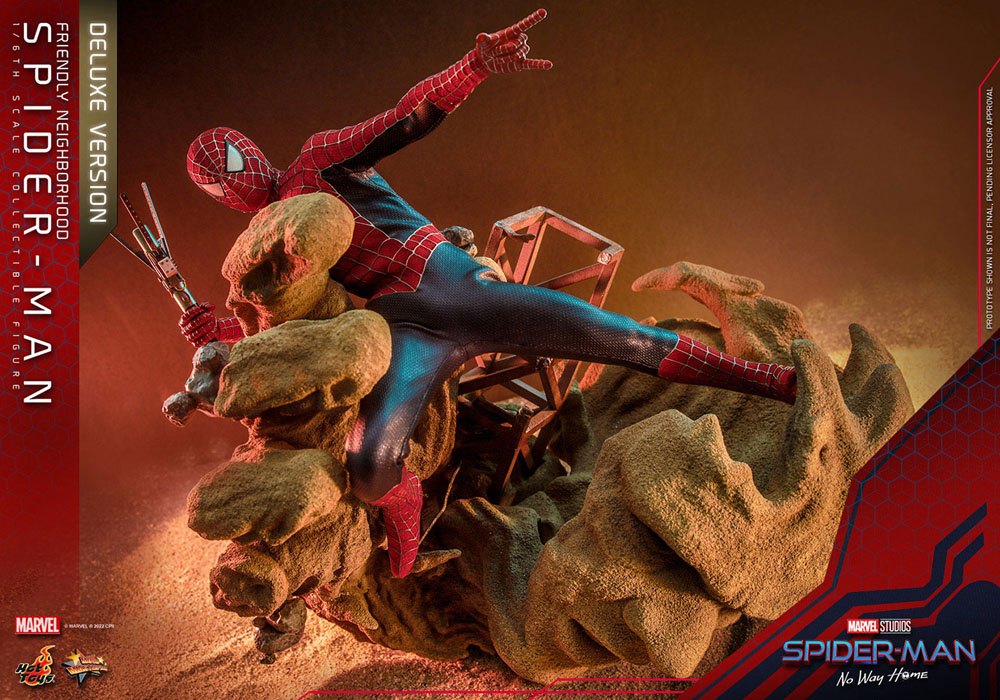 Spider-Man: No Way Home Movie Masterpiece Action Figure 1/6 Friendly Neighborhood Spider-Man (Deluxe Version) 30 cm