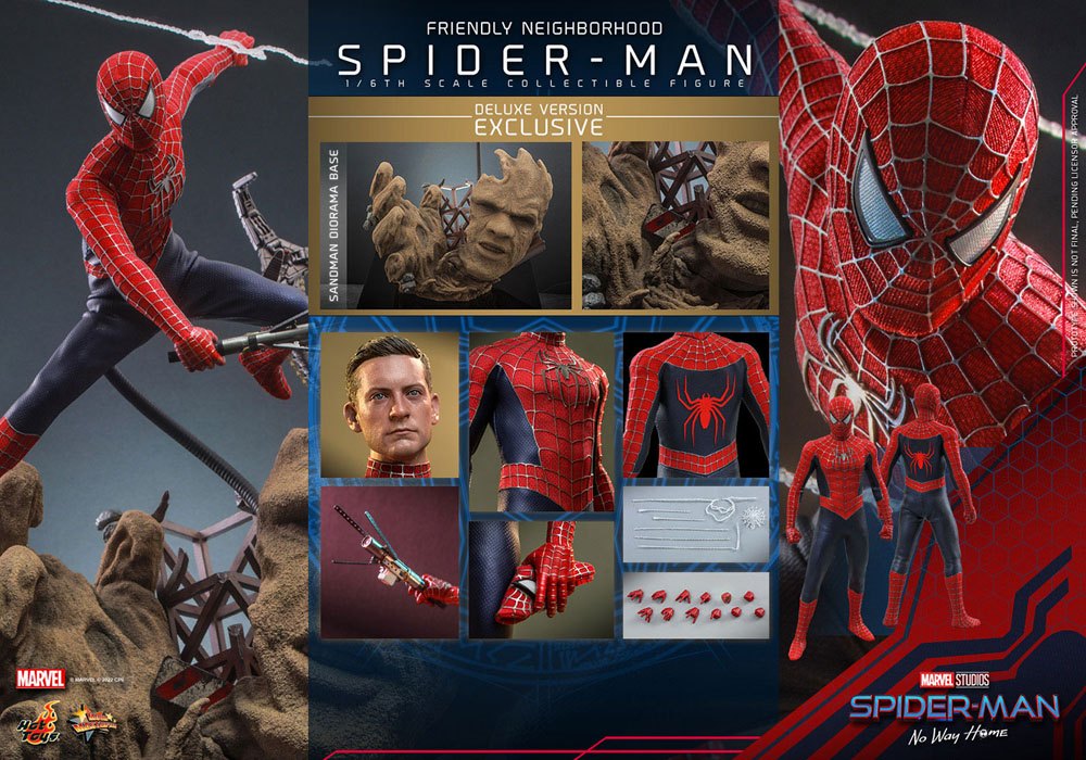 Spider-Man: No Way Home Movie Masterpiece Action Figure 1/6 Friendly Neighborhood Spider-Man (Deluxe Version) 30 cm