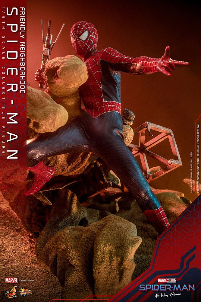 Spider-Man: No Way Home Movie Masterpiece Action Figure 1/6 Friendly Neighborhood Spider-Man 30 cm