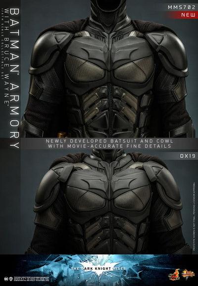 The Dark Knight Rises Movie Masterpiece Action Figures & Diorama 1/6 Batman Armory with Bruce Wayne 30 cm