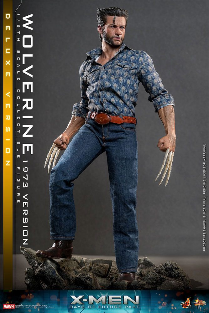 X-Men Days of Future Past Movie Masterpiece Action Figure 1/6 Wolverine (1973 Version) Deluxe Version 30 cm