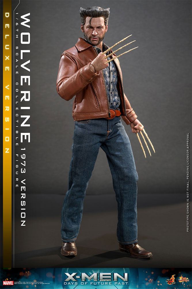 X-Men Days of Future Past Movie Masterpiece Action Figure 1/6 Wolverine (1973 Version) Deluxe Version 30 cm