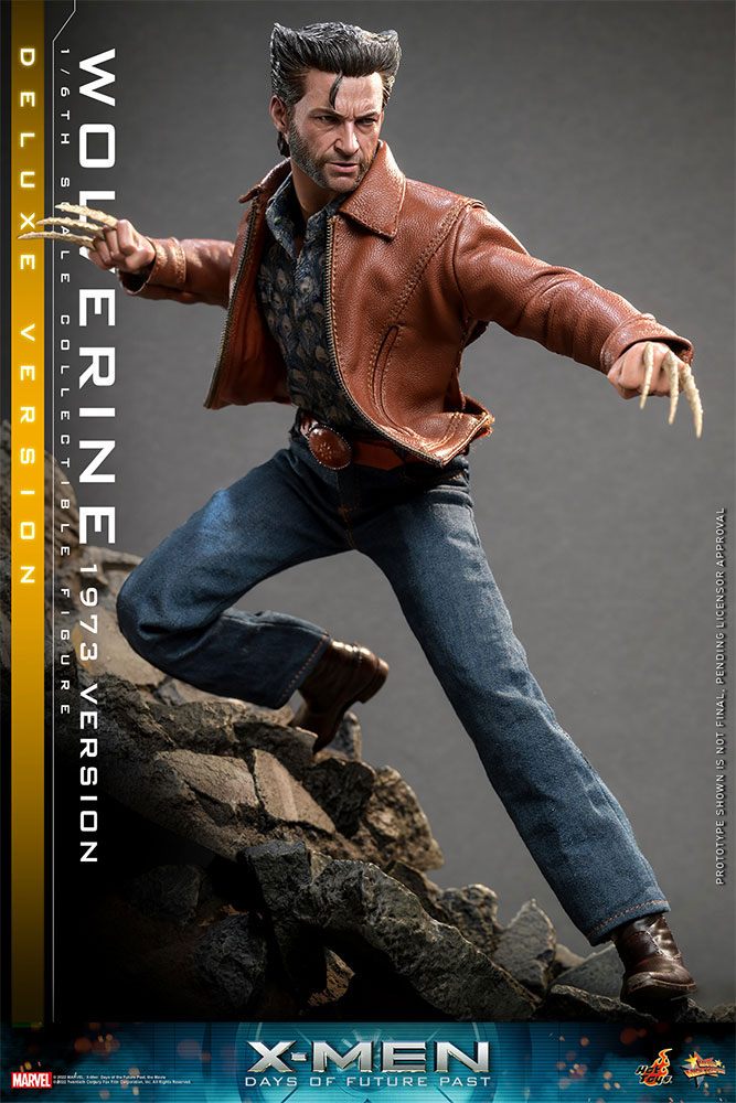 X-Men Days of Future Past Movie Masterpiece Action Figure 1/6 Wolverine (1973 Version) Deluxe Version 30 cm