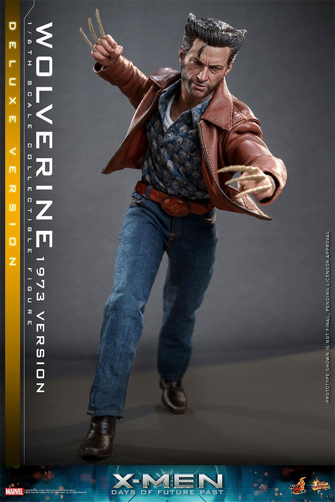 X-Men Days of Future Past Movie Masterpiece Action Figure 1/6 Wolverine (1973 Version) Deluxe Version 30 cm