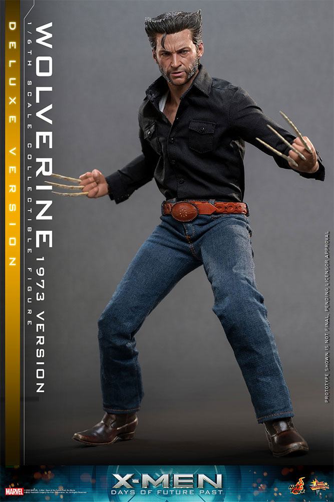 X-Men Days of Future Past Movie Masterpiece Action Figure 1/6 Wolverine (1973 Version) Deluxe Version 30 cm