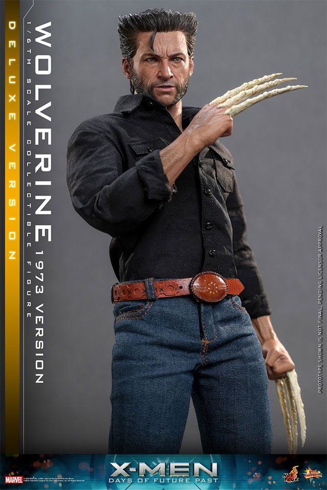 X-Men Days of Future Past Movie Masterpiece Action Figure 1/6 Wolverine (1973 Version) Deluxe Version 30 cm