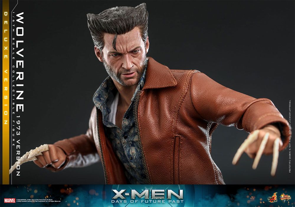 X-Men Days of Future Past Movie Masterpiece Action Figure 1/6 Wolverine (1973 Version) Deluxe Version 30 cm