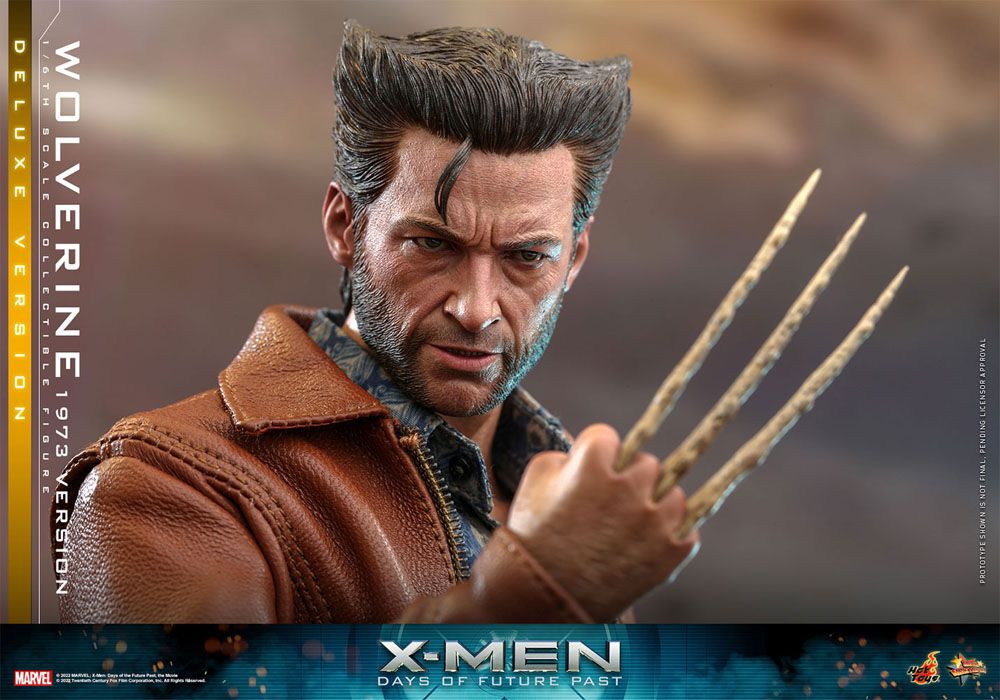 X-Men Days of Future Past Movie Masterpiece Action Figure 1/6 Wolverine (1973 Version) Deluxe Version 30 cm